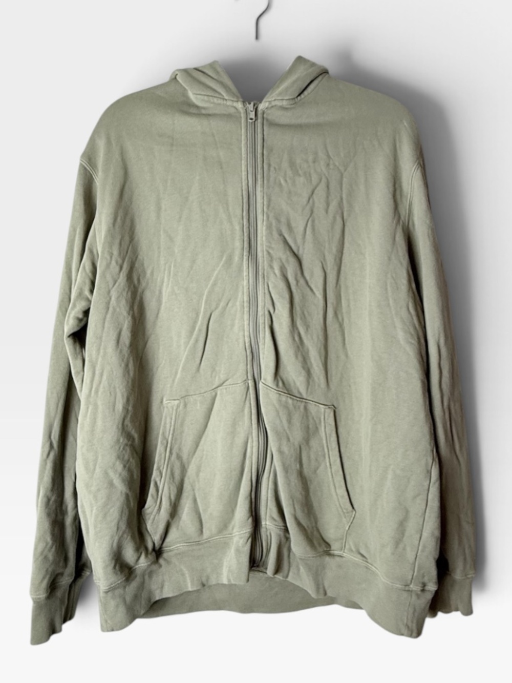 Skims Lounge Zip Up Hoodie Women's Size Small Sage green (Z)